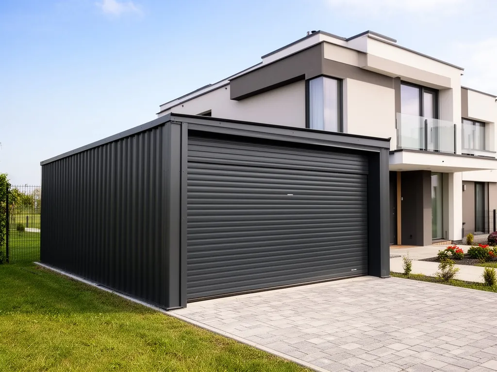 Agent agencji przemysłowej przy konstrukcji stalowej